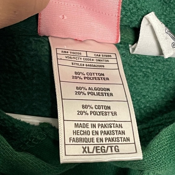 Y2K Minnesota Wild NHL Reebok Hoodie Sweatshirt - Picture 4 of 4